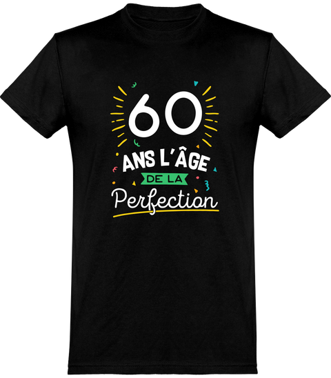 Cadeau Homme T Shirt Homme 60 Ans La Perfection Otshirt Fr