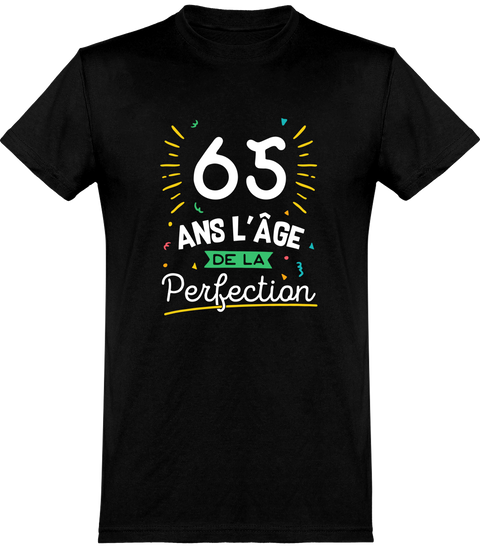 Cadeau Homme T Shirt Homme 65 Ans La Perfection Otshirt Fr