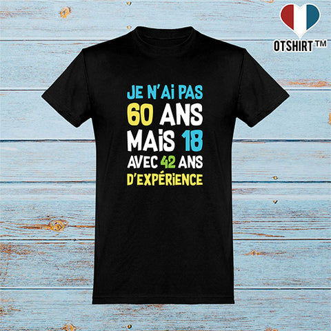 Cadeau Homme T Shirt Homme Je N Ai Pas 60 Ans Otshirt Fr