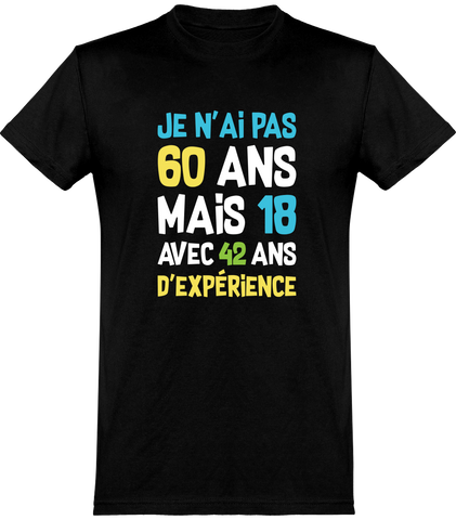 Cadeau Homme T Shirt Homme Je N Ai Pas 60 Ans Otshirt Fr