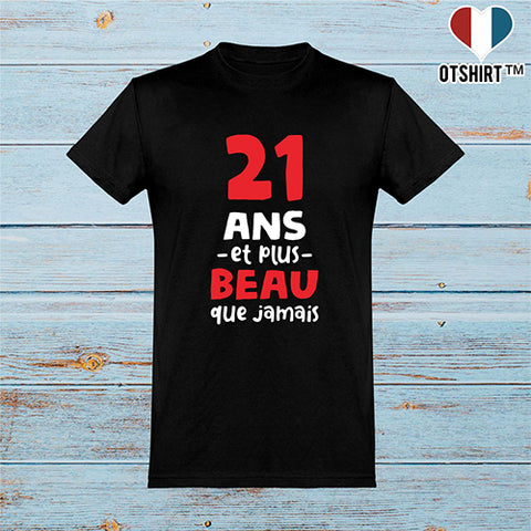 Cadeau Homme T Shirt Homme 21 Ans Et Plus Beau Otshirt Fr