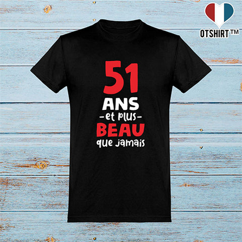 Cadeau Homme T Shirt Homme 51 Ans Et Plus Beau Otshirt Fr