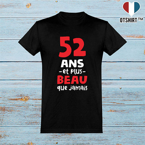 Cadeau Homme T Shirt Homme 52 Ans Et Plus Beau Otshirt Fr