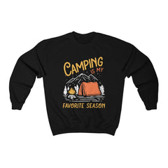 Camping Season Outdoor Adventure Shirt | Camping Gift | Unisex Heavy Blend Crewneck Sweatshirt