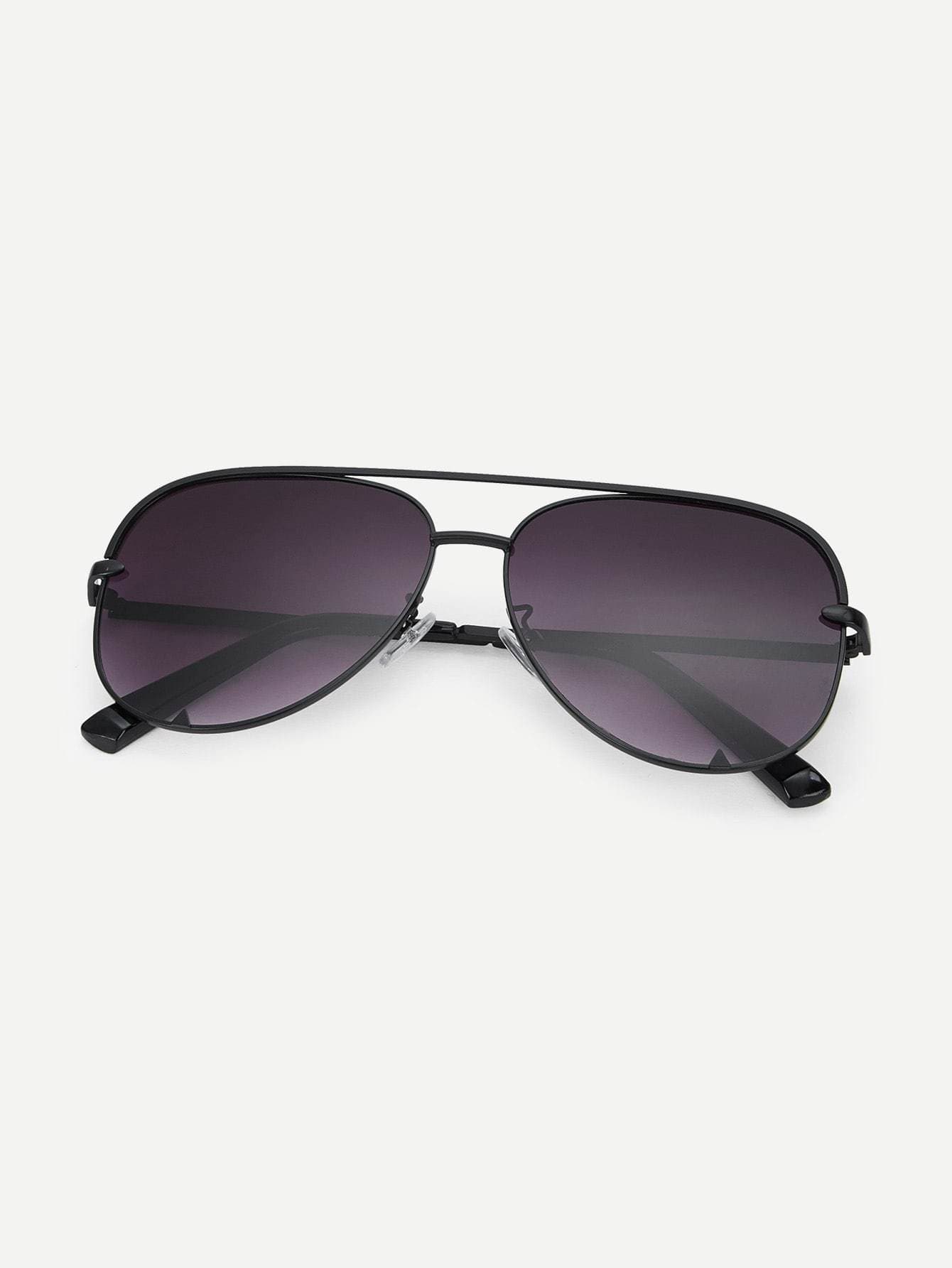 top bar tinted lens sunglasses