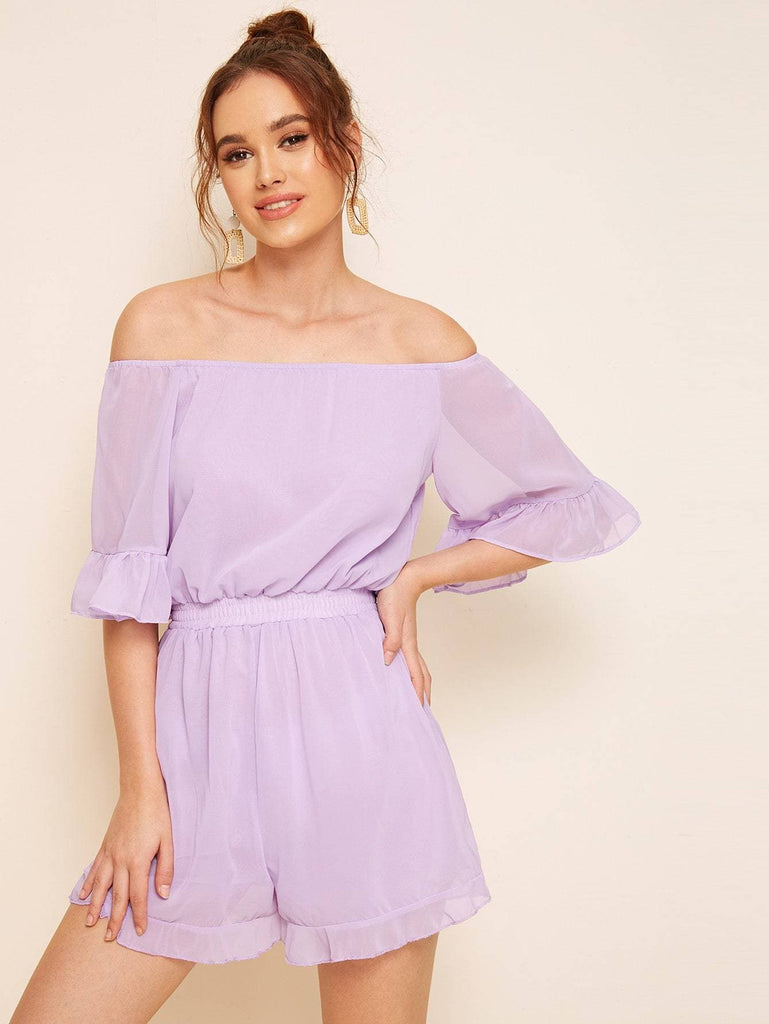 pastel purple jumpsuit