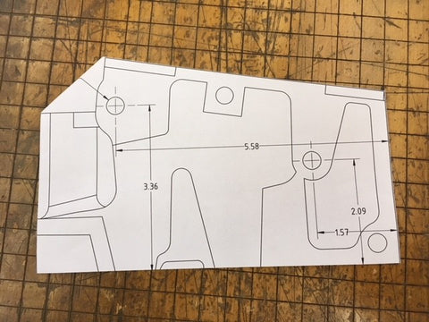 Ford 351 Clevor Hole Drilling Step 2