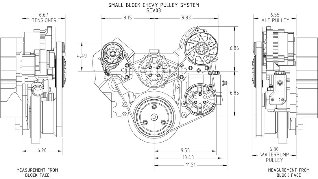 33 Chevy 350 Pulley Diagram - Wiring Diagram Info