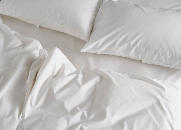 Bedfolk Classic Percale Cotton in White