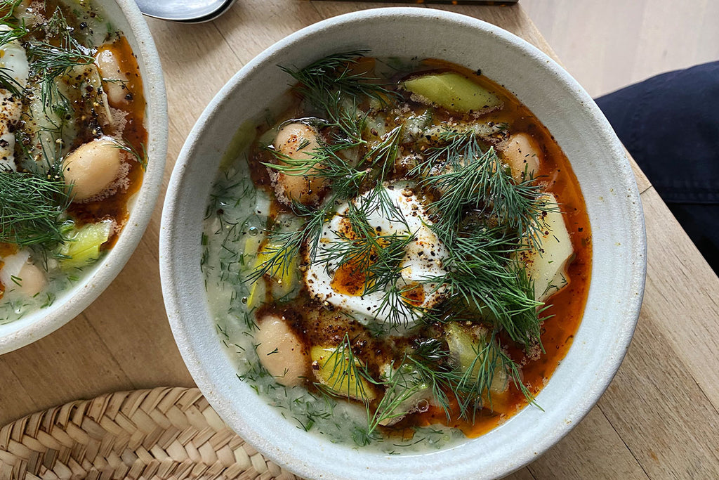 Leek and Butterbean Soup