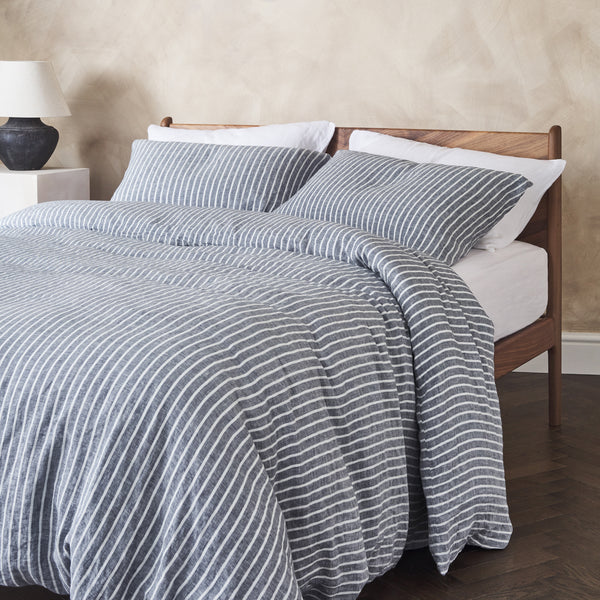 Bedfolk Linen Bedding in Stripe