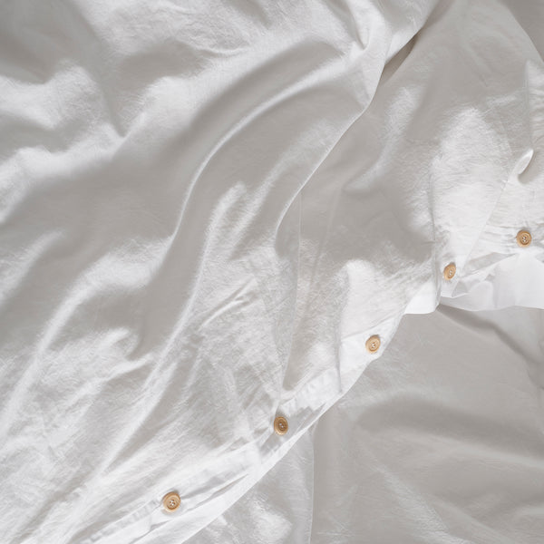 Bedfolk Washed Percale Bedding Relaxed Cotton