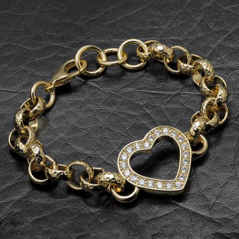 Tuscany Gold 9ct Yellow Gold 160 Hollow Round Belcher Bracelet 18cm & 7inch  | Kaleidoscope