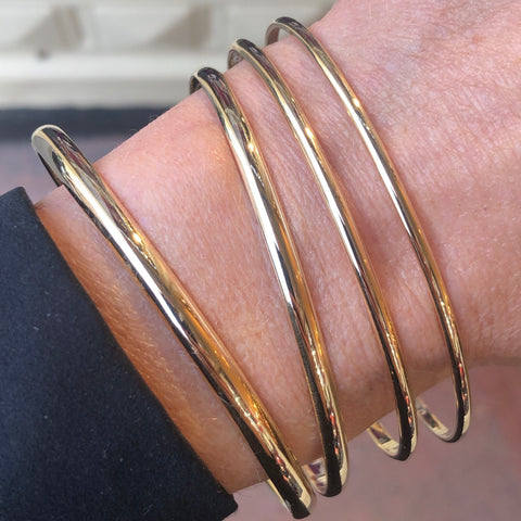 Oval bangles