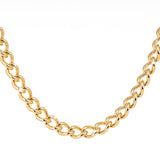 REBECCA Gold Plated Bronze Groumette Necklace