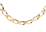 REBECCA Gold plated bronze chunky link Moscow Necklace