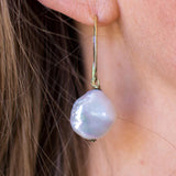 Baroque Pearl Hook Drop Earrings
