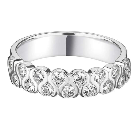 Diamond Set Wedding Band Ring