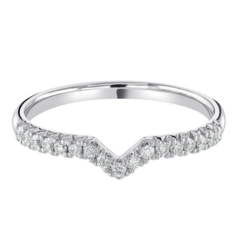 Diamond Set Wedding Band Ring