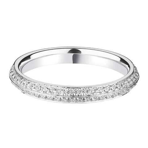 Diamond Set Wedding Band Ring