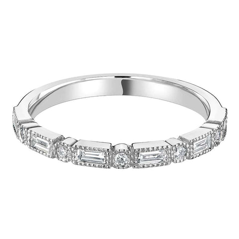 Diamond Set Wedding Band Ring