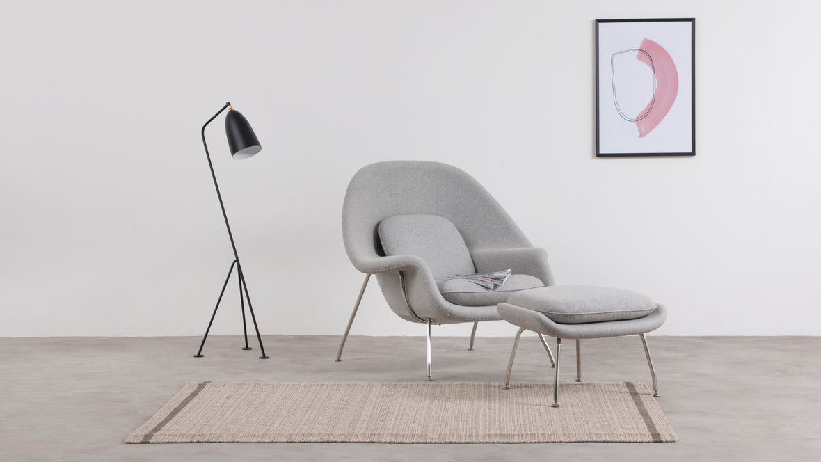 Womb Chair Womb Chair Light Gray Eero Saarinen Designer Replica Interior Icons