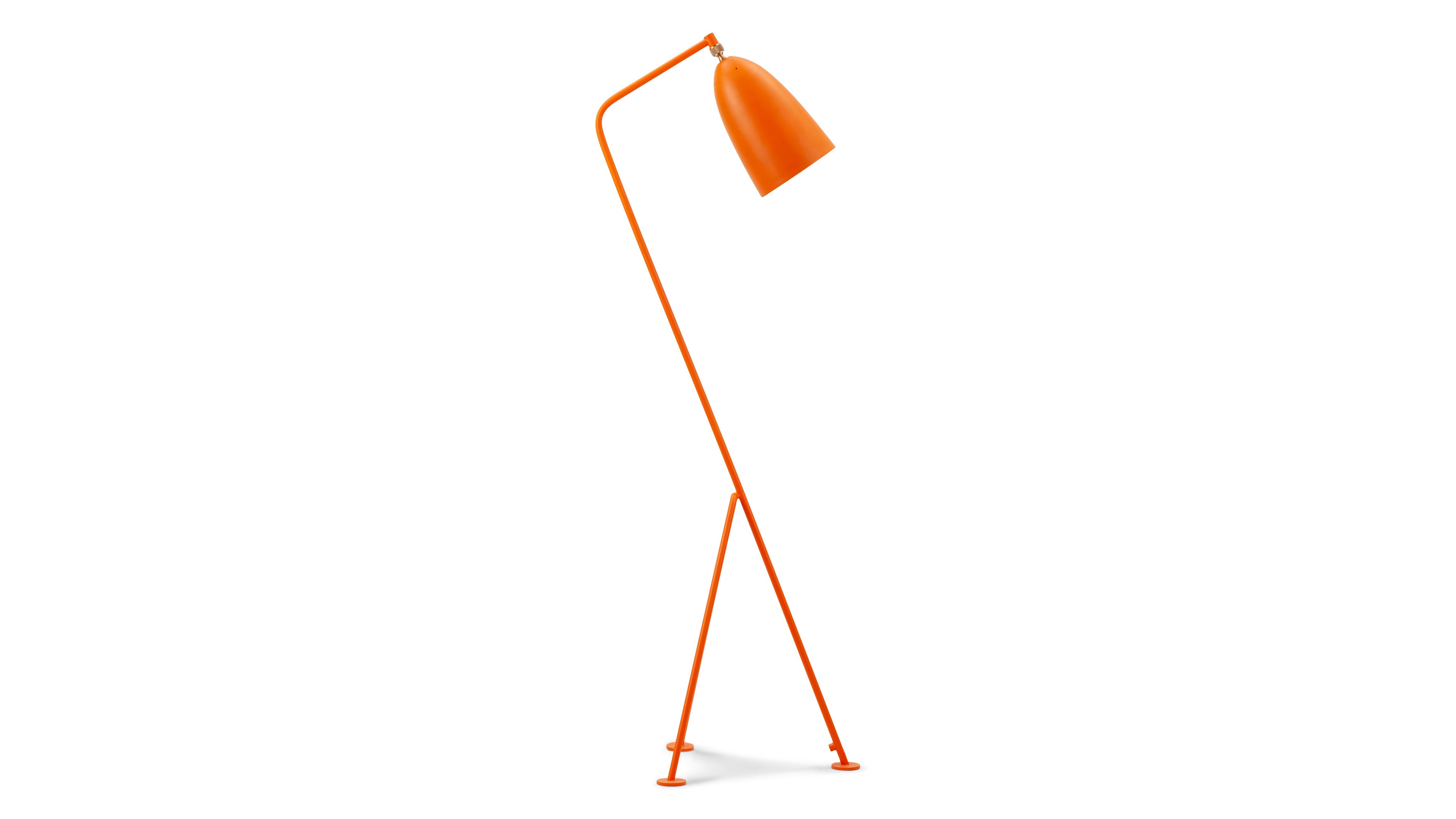 Grasshopper Floor Lamp - Orange - Greta Grossman