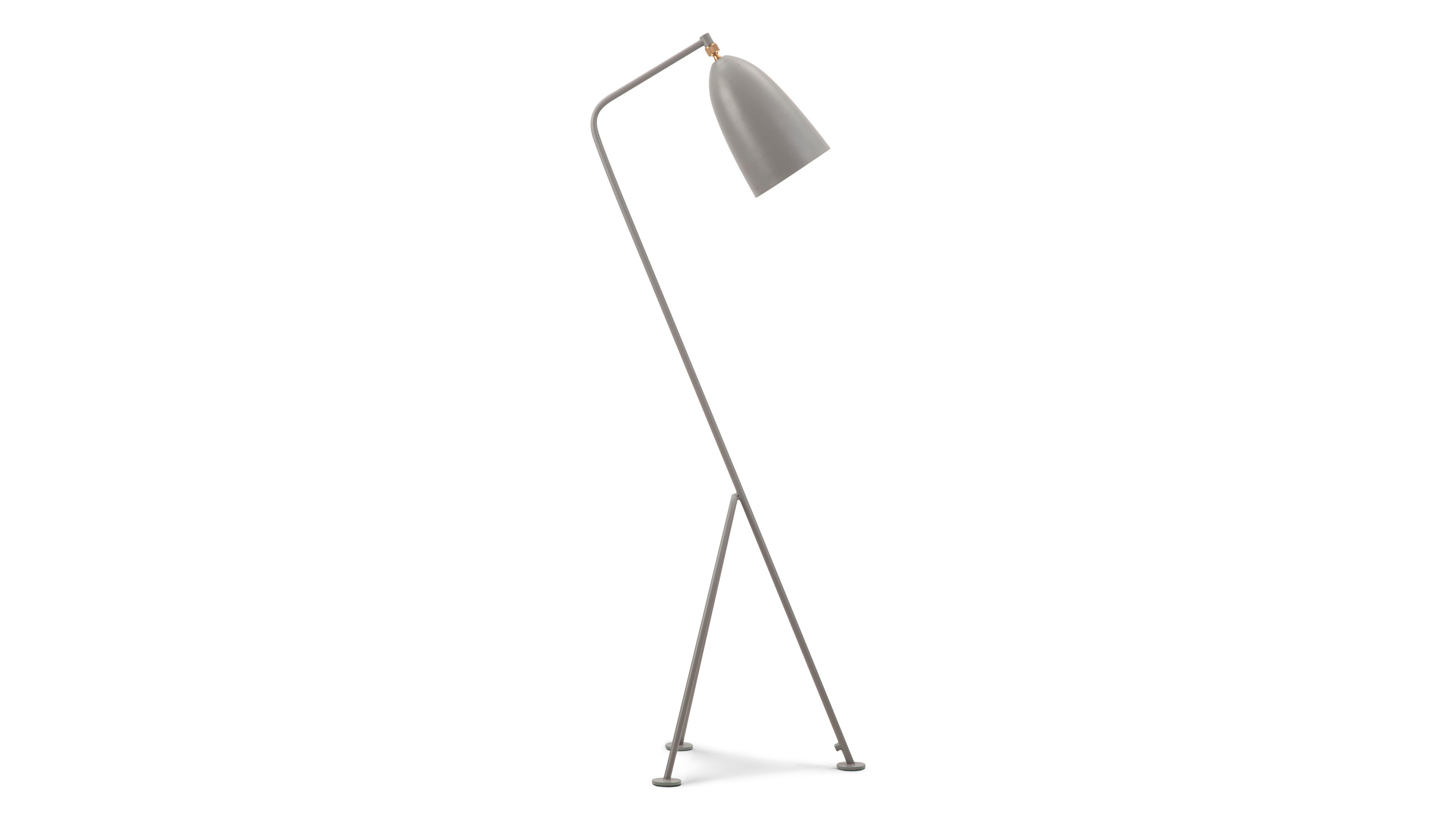 Grasshopper Floor Lamp - Gray - Greta Grossman