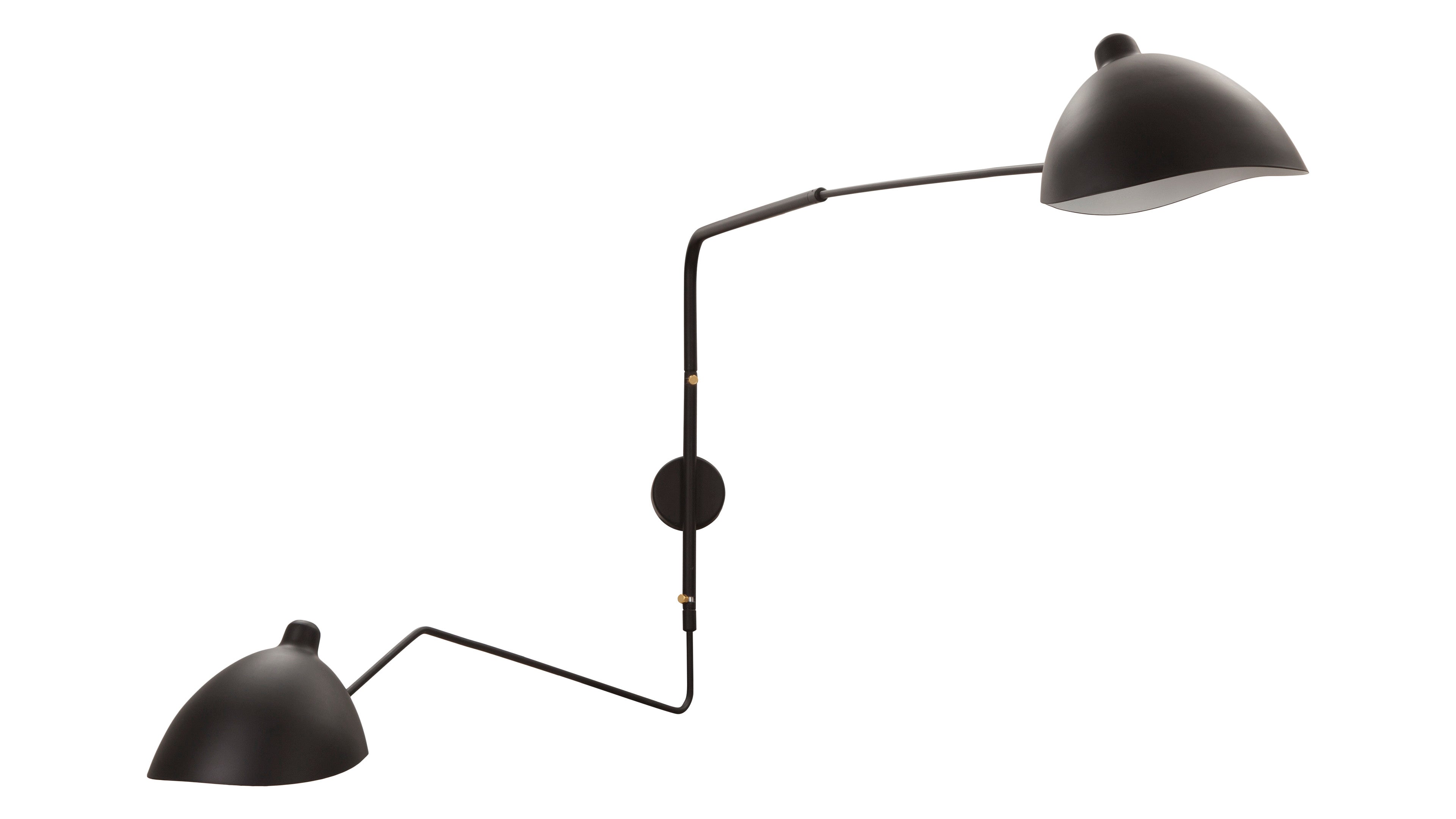 Serge Mouille Sconce Wall Lamp - Black