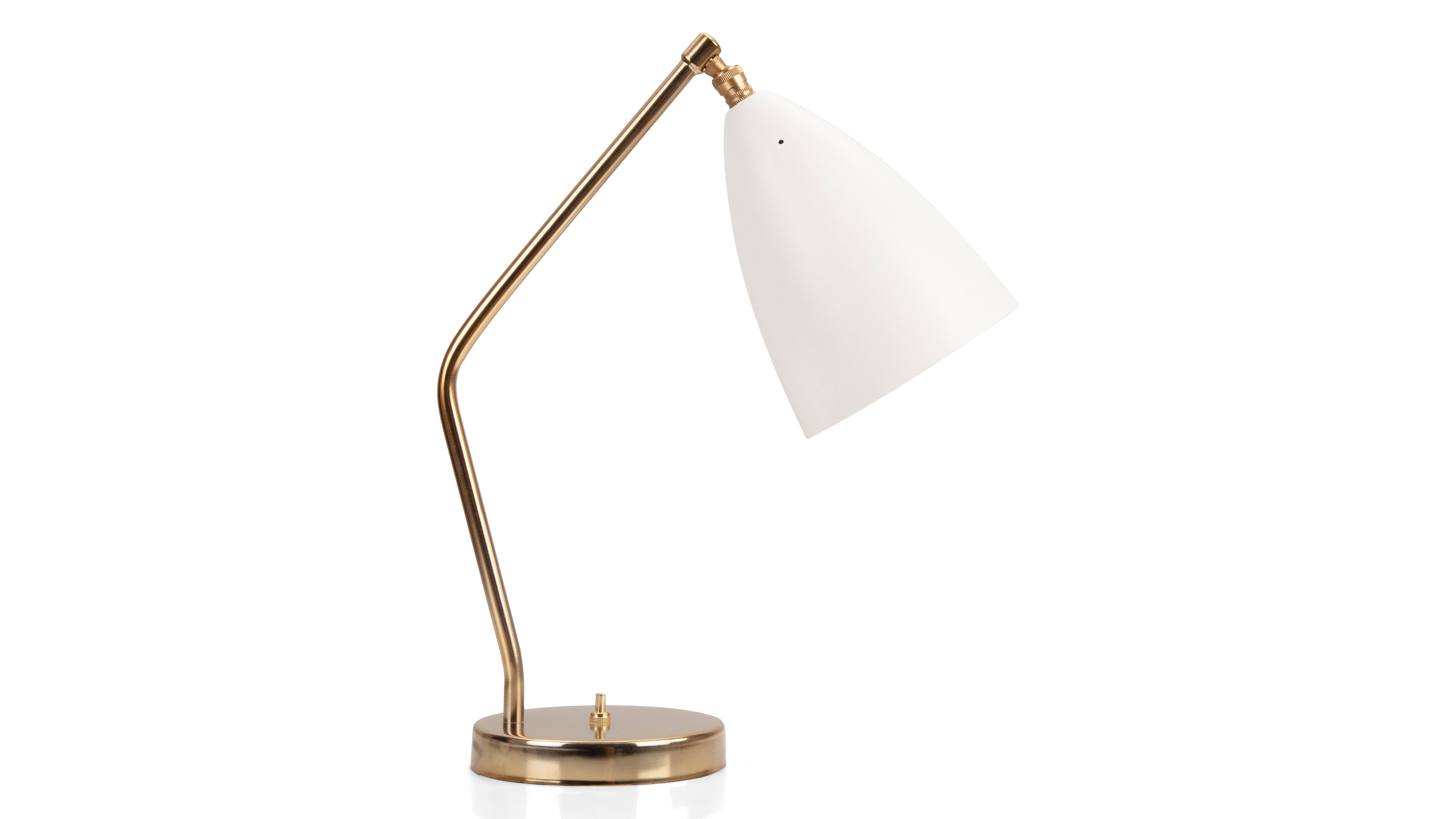 Grasshopper Table Lamp - White - Greta Grossman