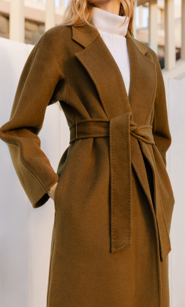 Marcella Cashmere Coat - Crème