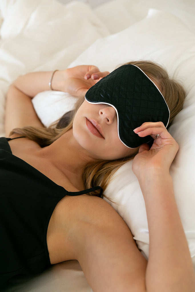 Rêve Silk Sleep Eye Mask - Caviar Black