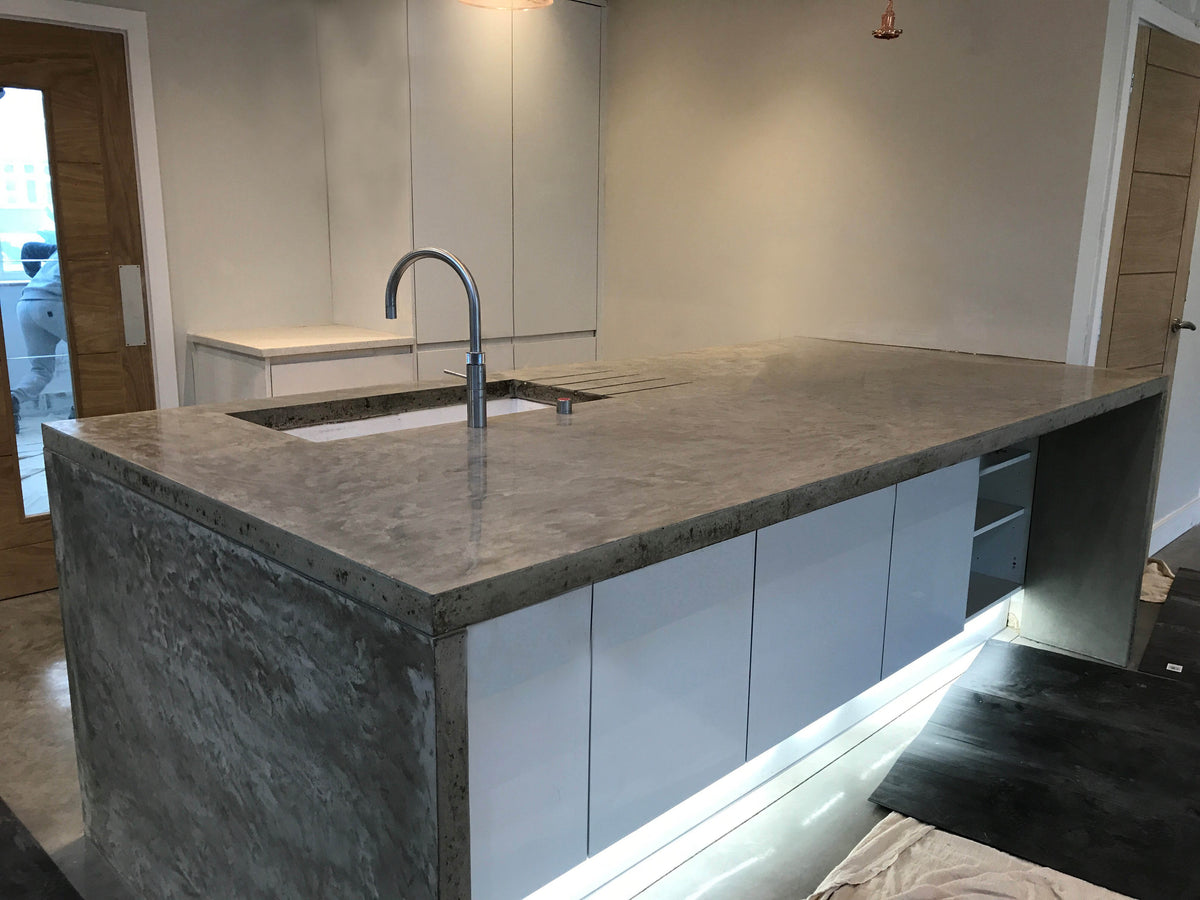 Polished Concrete Worktop CEMLUX   6 1 1200x1200 