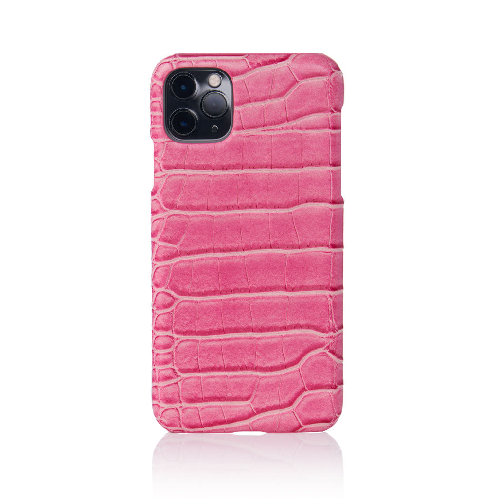 Image of Rose Faux Crocodile iPhone Case