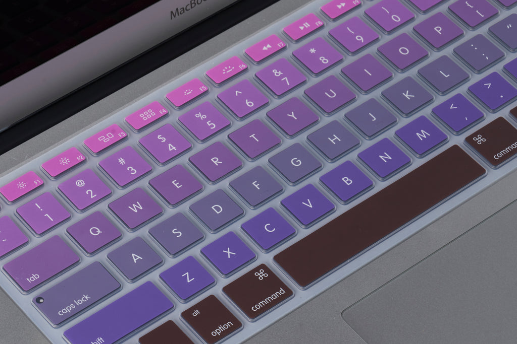 Sweet Pink Ombre MacBook Keyboard Stickers