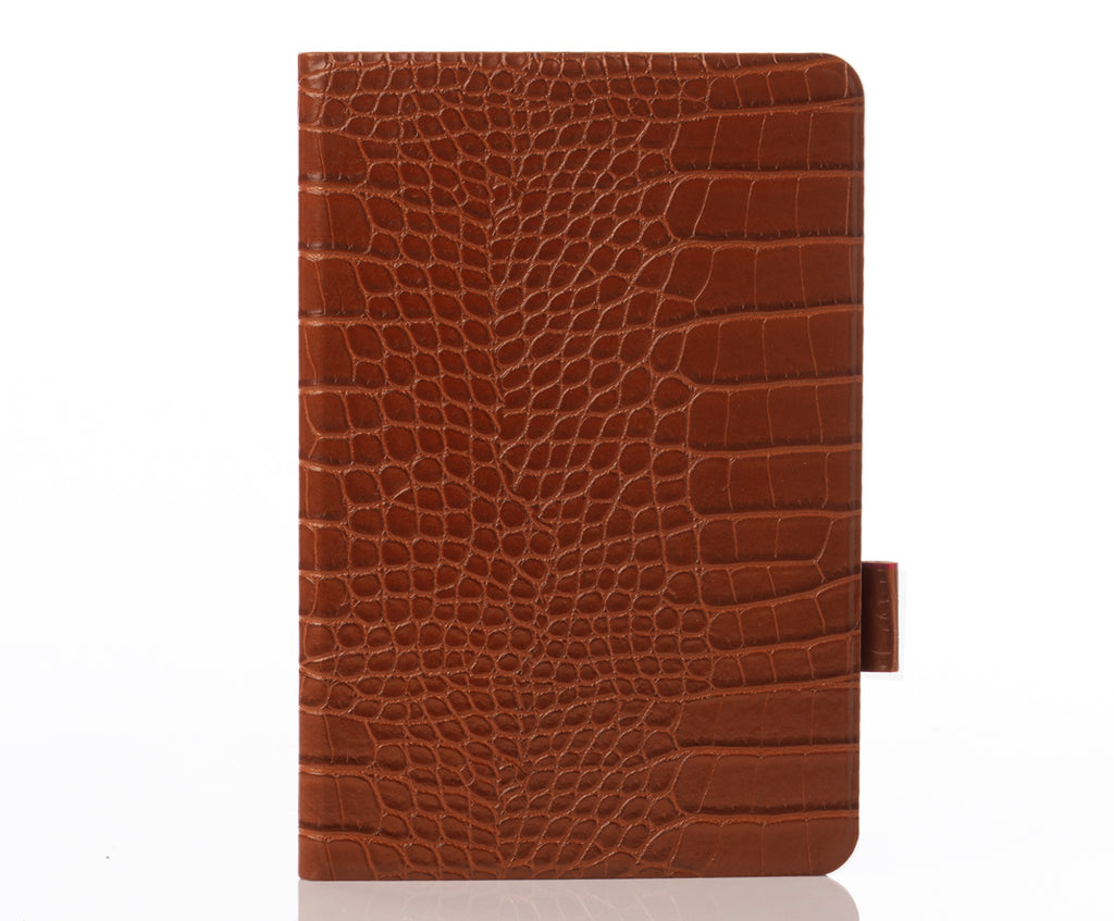 Chic Geeks Faux Snakeskin iPad Case - Brown Snakeskin