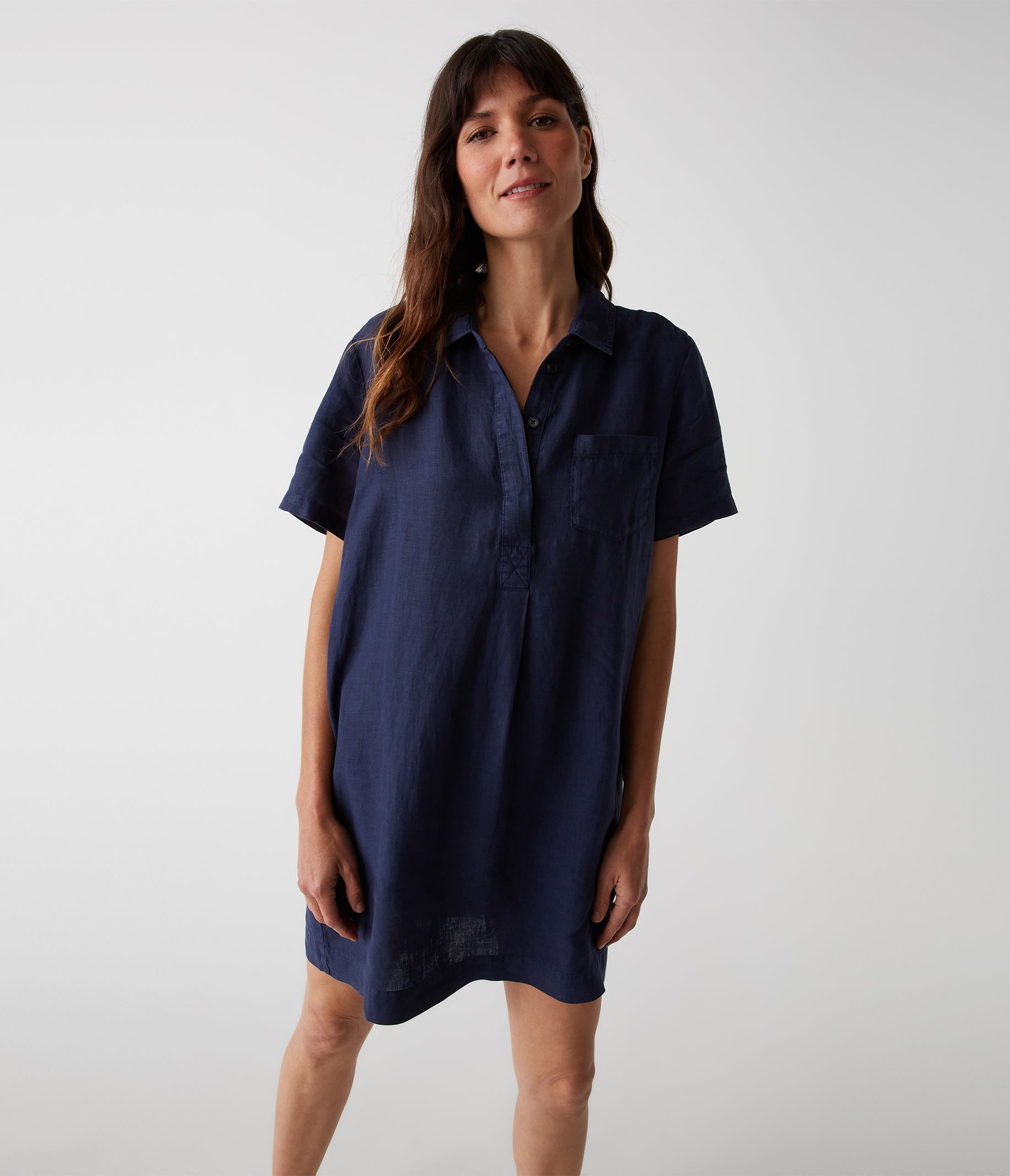 Michael Stars Ola Utility Dress In Nocturnal