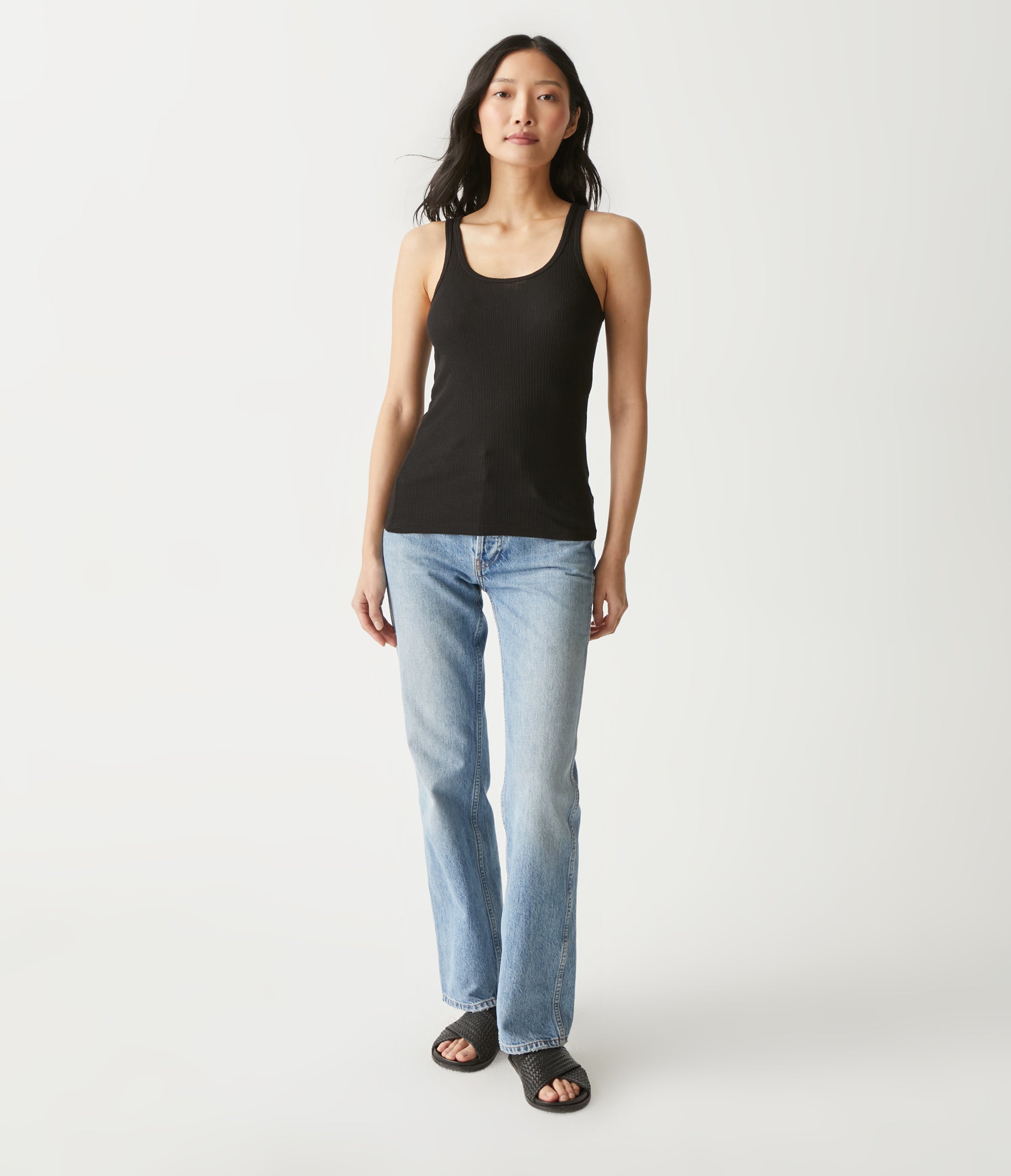 Blanche Ruched Side Tank – Mint