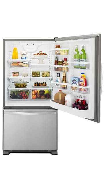 Whirlpool WRB329RFBM 19 cu. ft. Bottom-Freezer Refrigerator