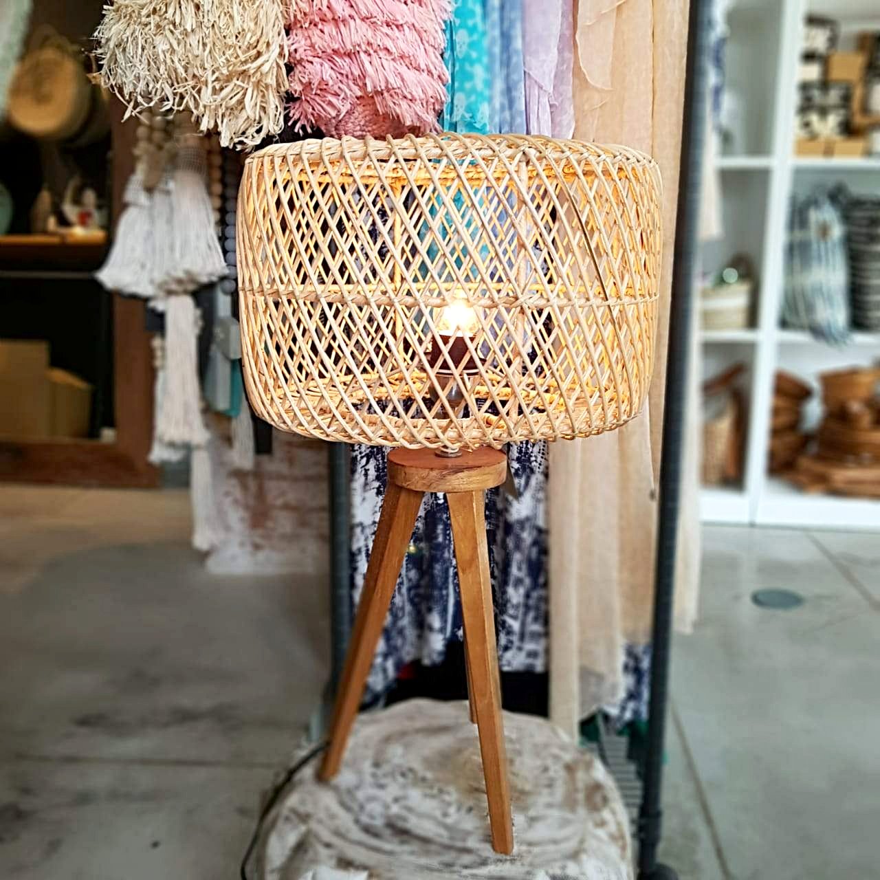 basket table lamp shade