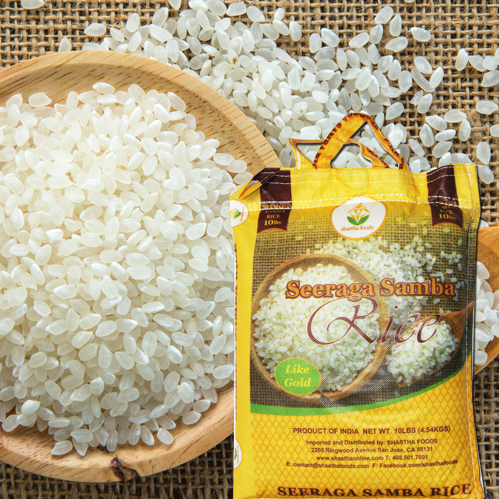 Shastha Seeraga Samba Rice 10 lbs | shasthaonline.com