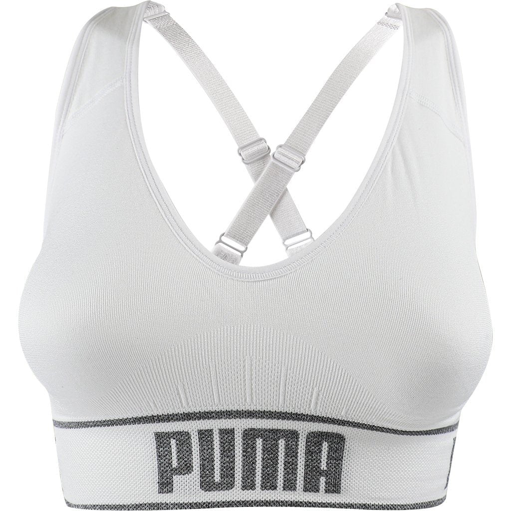 puma medium impact seamless sports bra