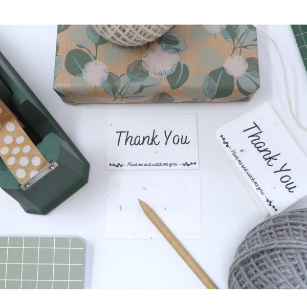 Plantable Seed Thank You Card, Thank you card, Biodegradable seed pape –  Nature's Wishes