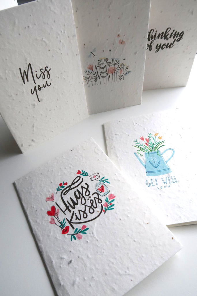 plantable seed paper greetings cards