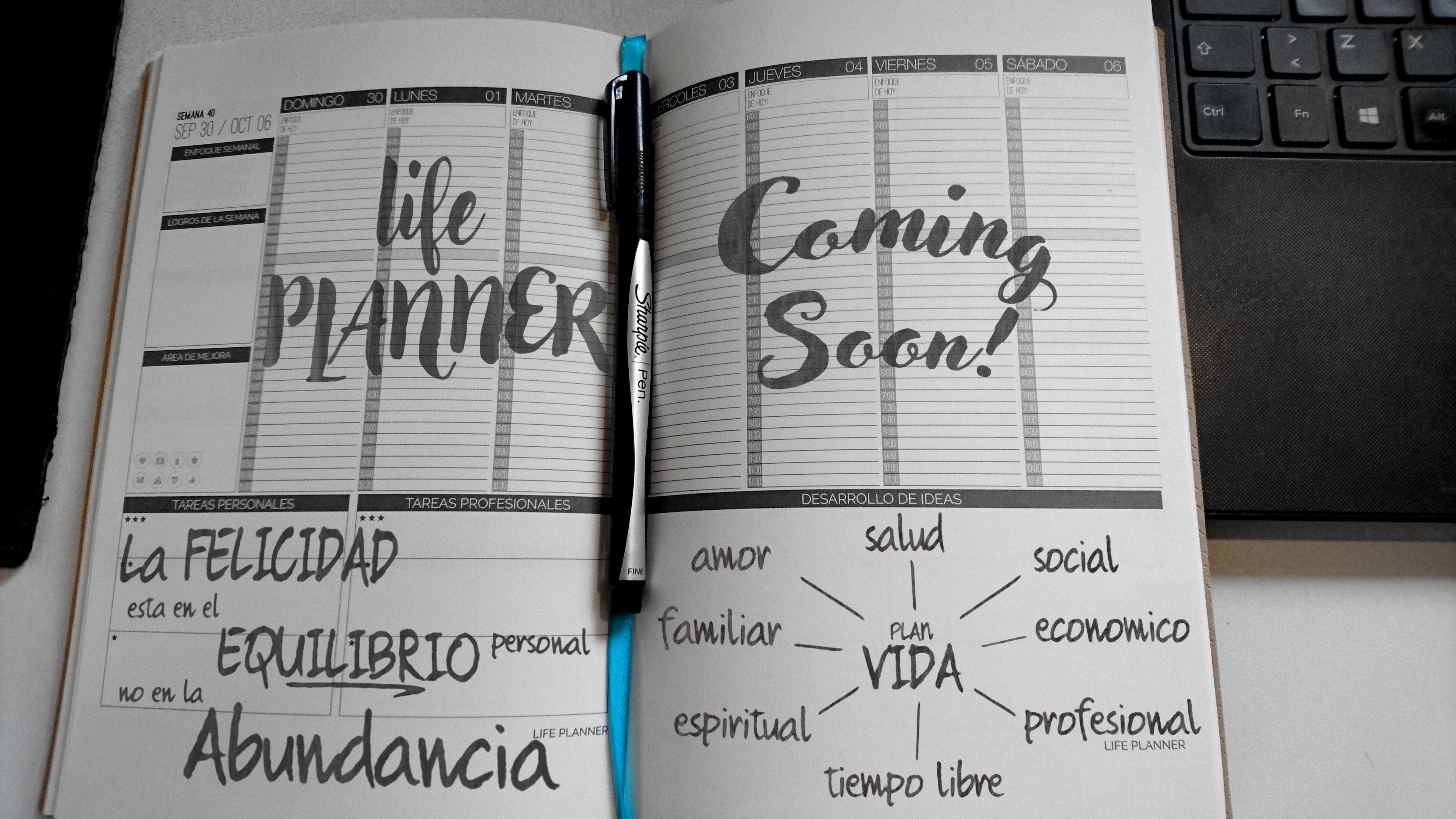 concepto agenda life planner classic