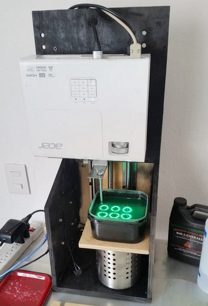 DIY bottom up 3D printer
