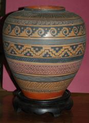 Aztec pattern ceramic