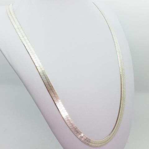 Mirror mesh necklace Yellow gold