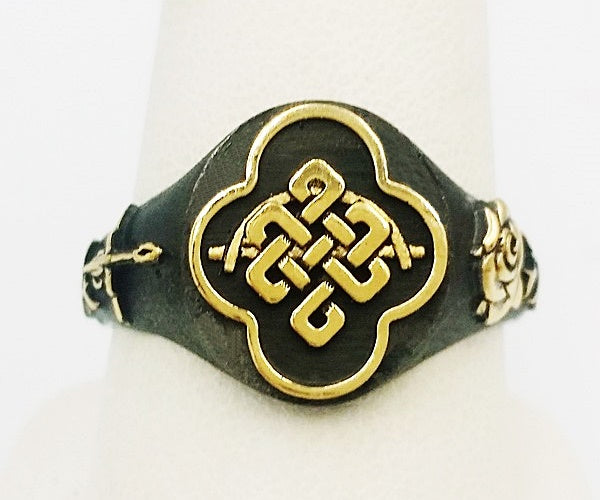 pure gold signet ring