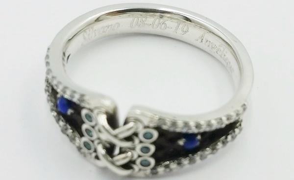 engraved wedding ring